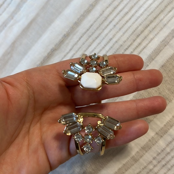 Gold Gem Cuff Bracelet - Picture 7 of 7